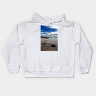 Sandy Beach Finistere Brittany Bretagne France Kids Hoodie